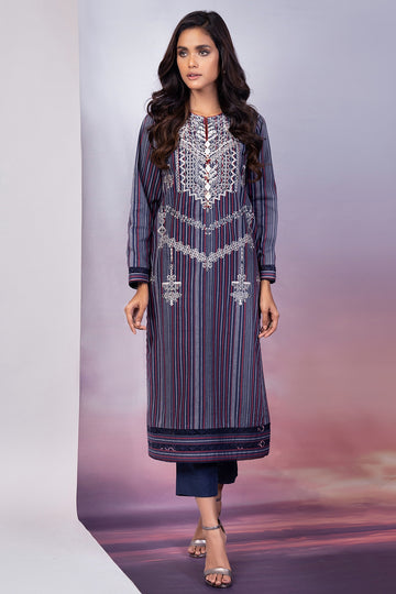 FW-31-21-NAVY-BLUE Alkaram Winter Collection 2021